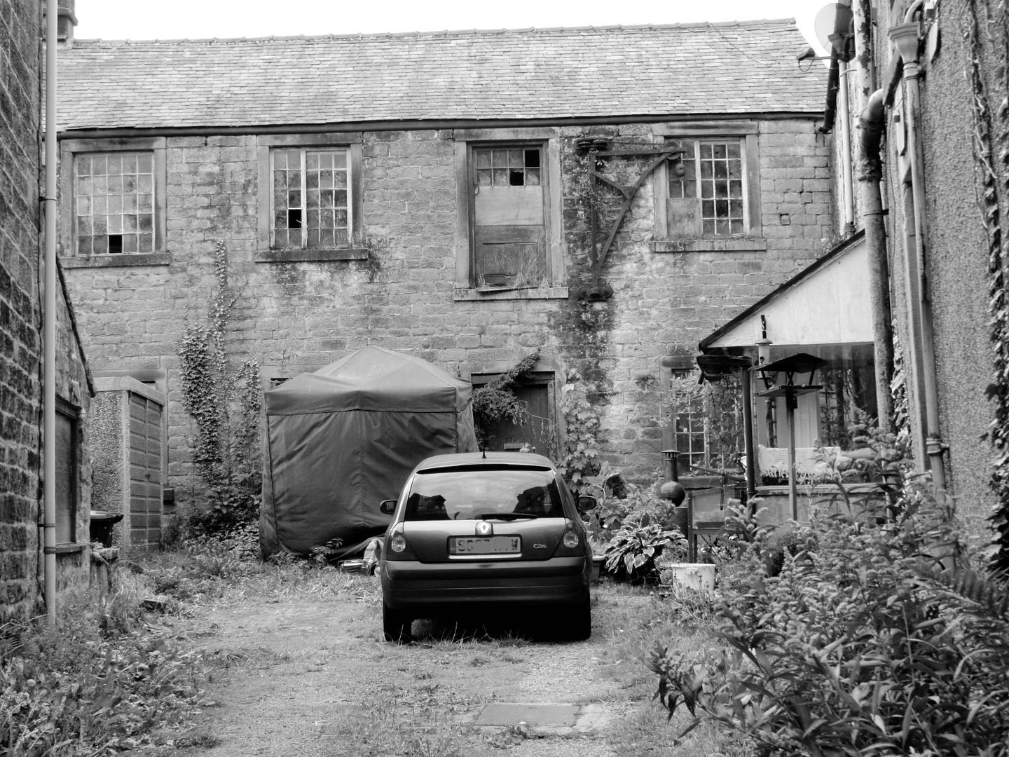 Ramshackle house