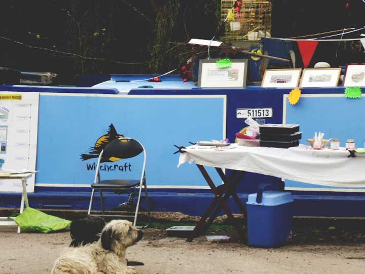curious canal boat