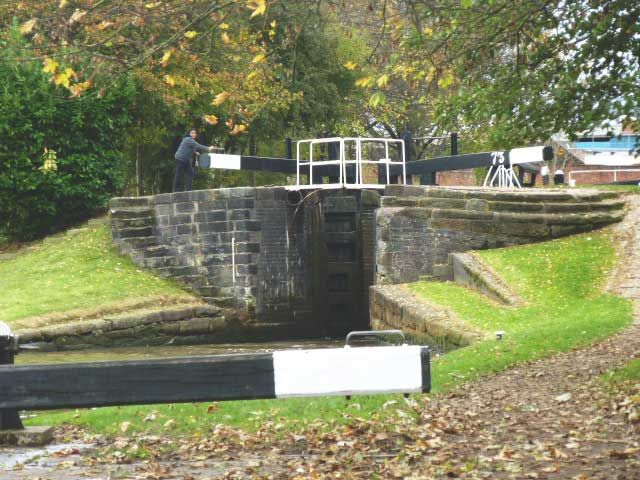 canal lock Middlewich