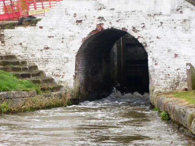 rushing water