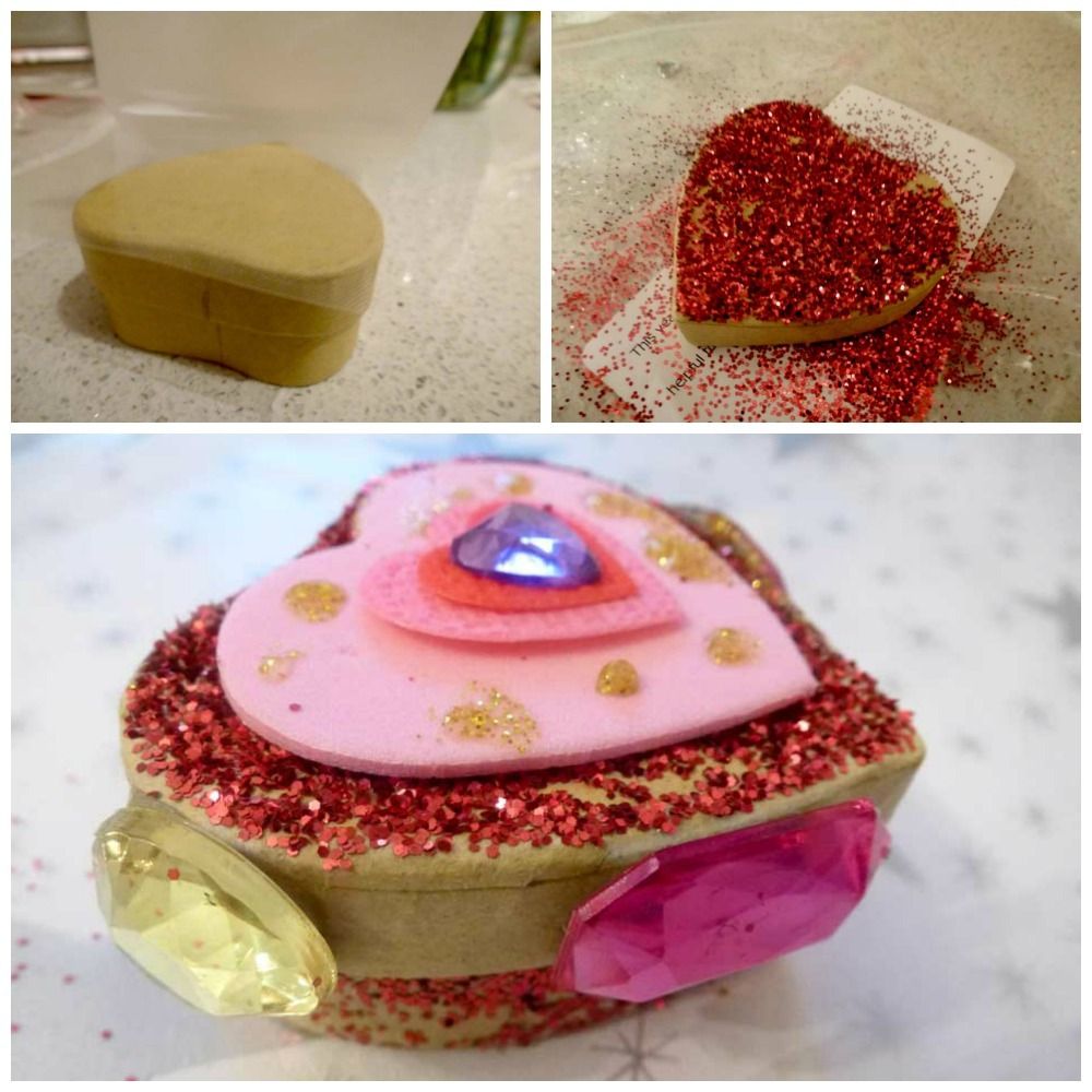 Glitter trinket box