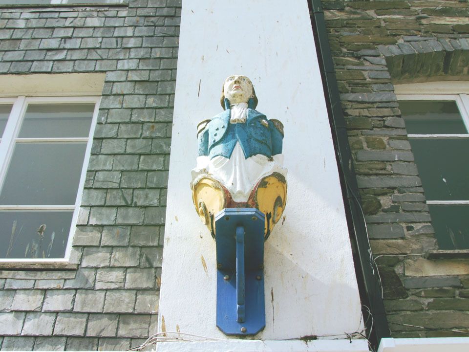 Mevagissey ship figurehead
