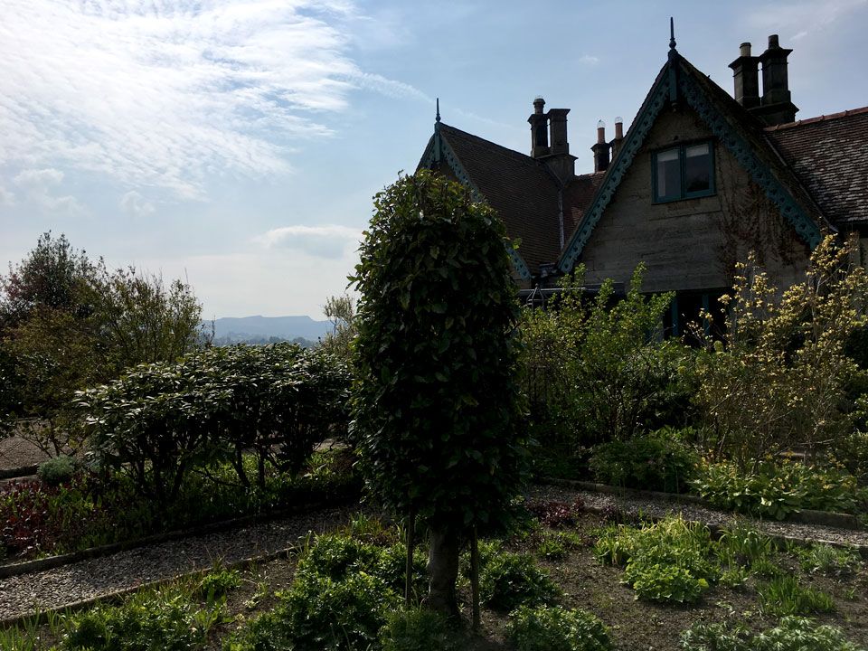 Cragside formal Victorian garden