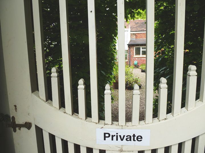 private garden gate