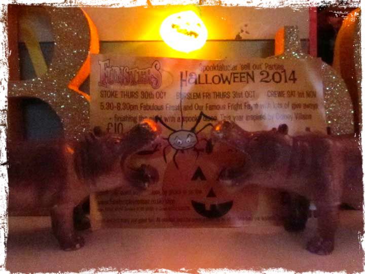  hippo Halloween ticket