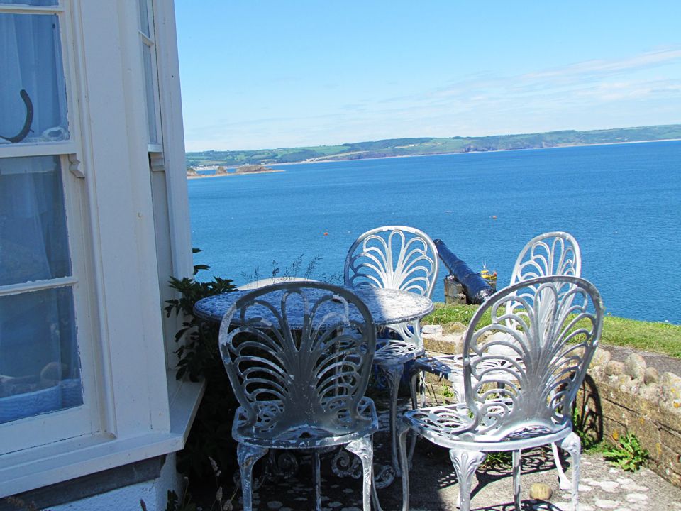 garden overlooking the sea