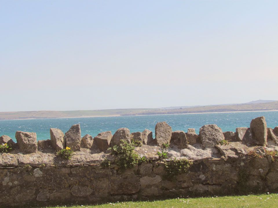 Over the sea wall