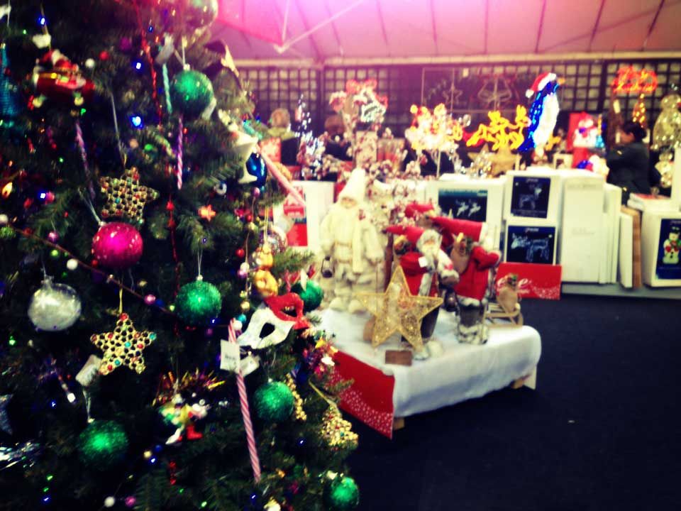 Christmas garden centre