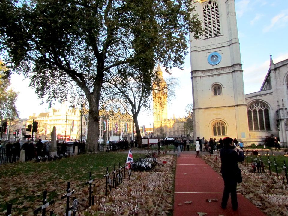 Westminster Abbey in November