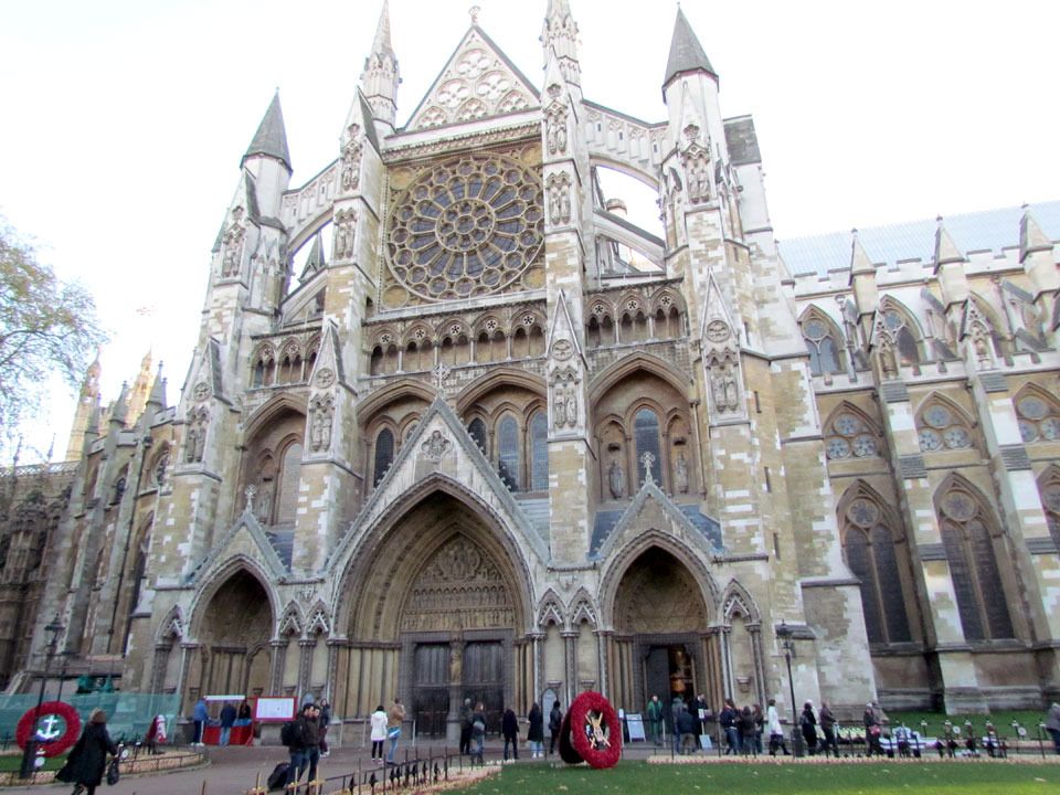 Westminster Abbey in the autumn