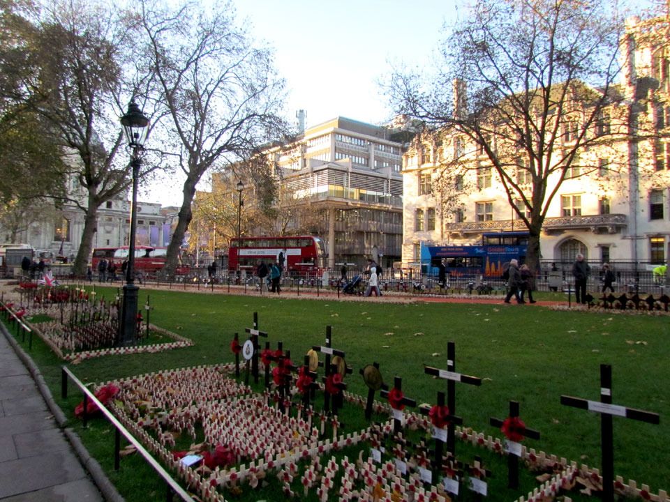 Westminster Abbey field of remembrance