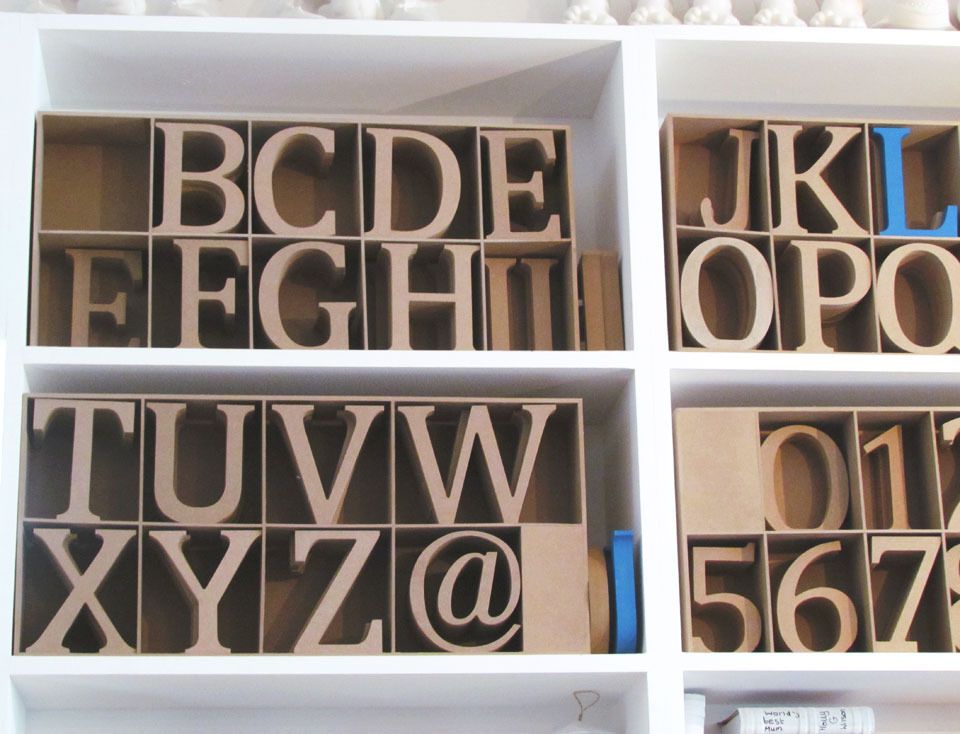 letters and numbers
