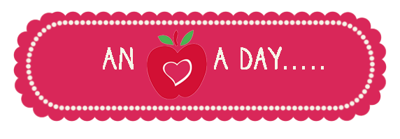 An apple a day banner