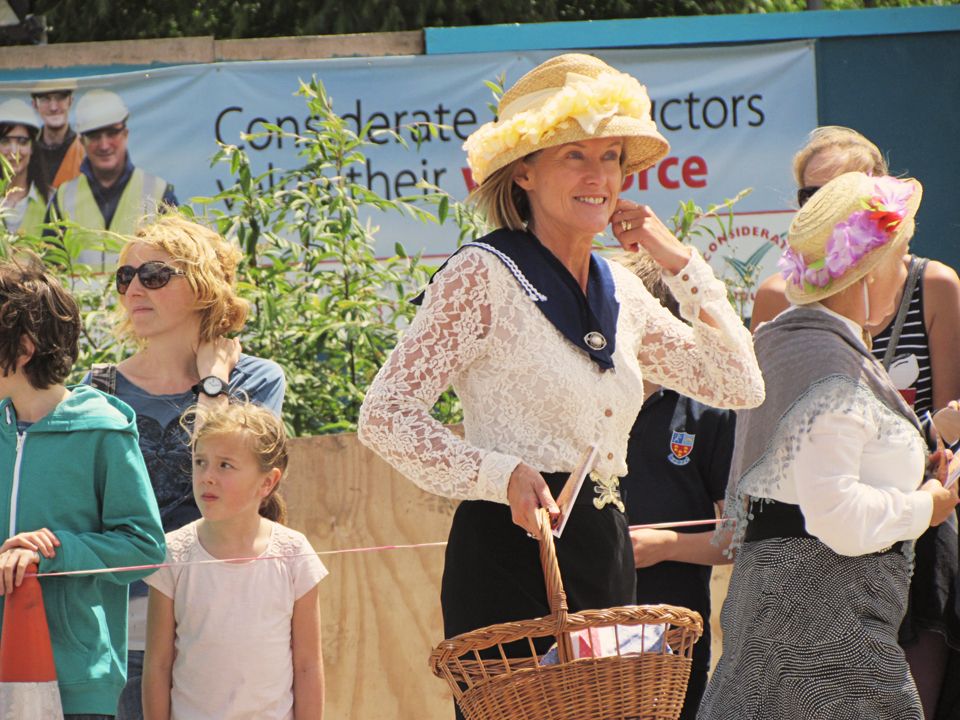  lady with basket