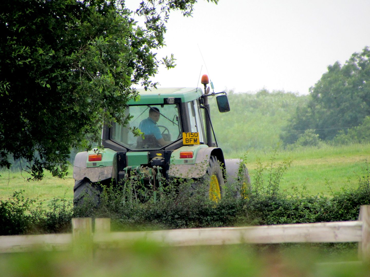 tractor in the field