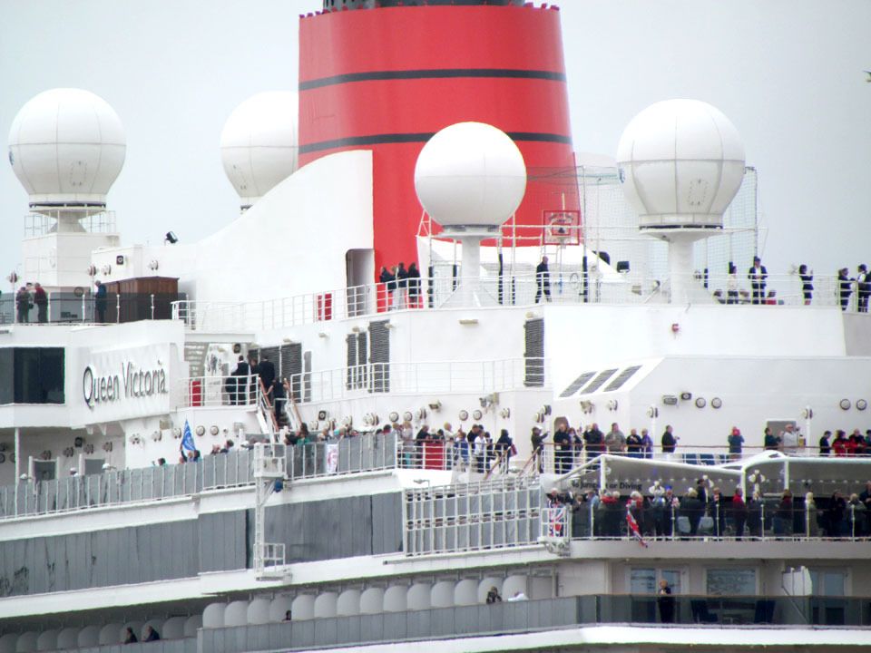 On the ships deck