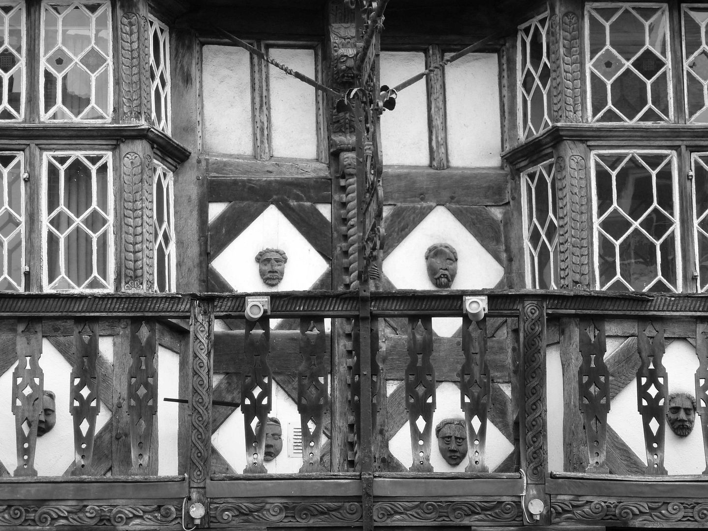 Timber exterior Faethers Hotel Ludlow