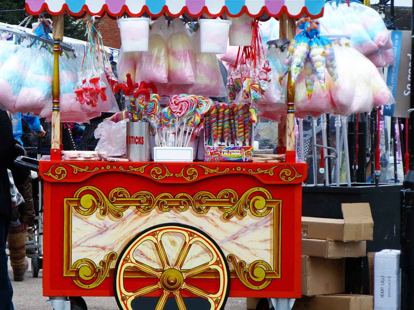 candy floss stall