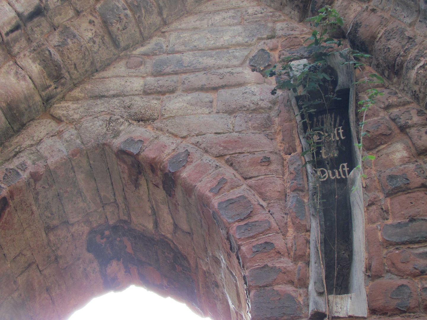 coffin in the ruins Chester