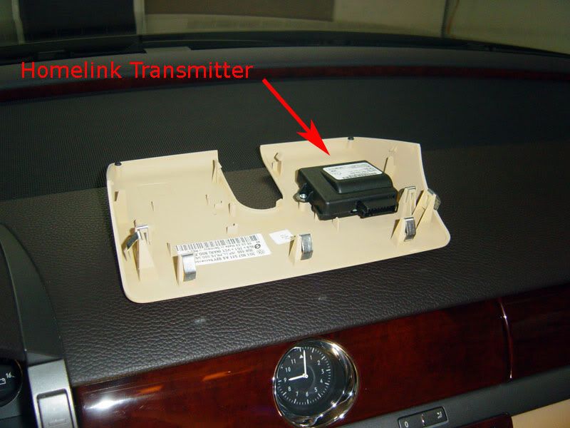 Program car garage door opener nissan