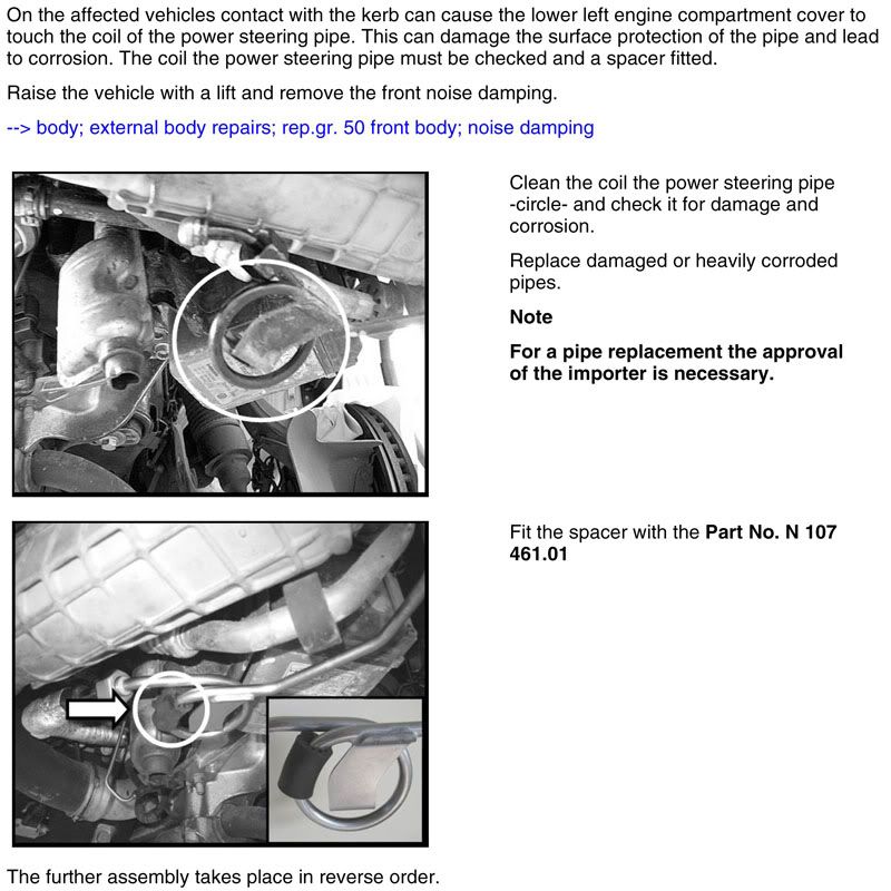 Power Steering Line Failure (corrosion) [TOCdone]