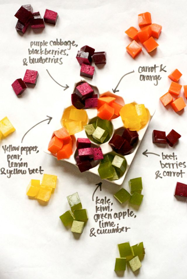 Vacation snack recipes: Healthy Homemade Fruit and Vegetable Gummy Snacks at MPMK