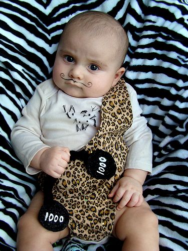 Creative Halloween costumes for baby: Strongman via PBS Parents