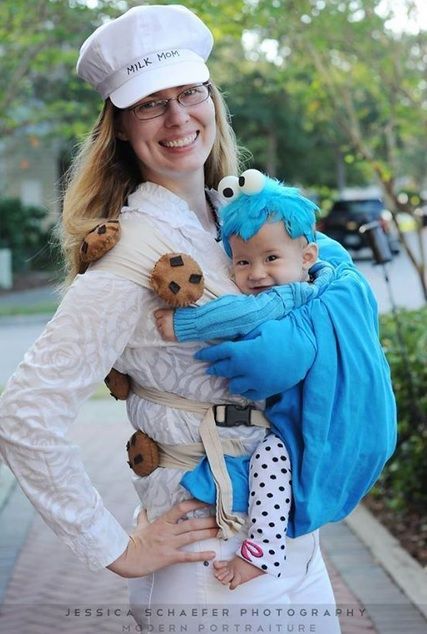 Creative Halloween costumes for baby: Milk & Cookies by Jessica Schaefer Photography