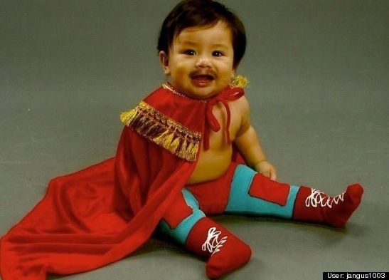 Halloween costume for baby: Nacho Libre at Huffington Post