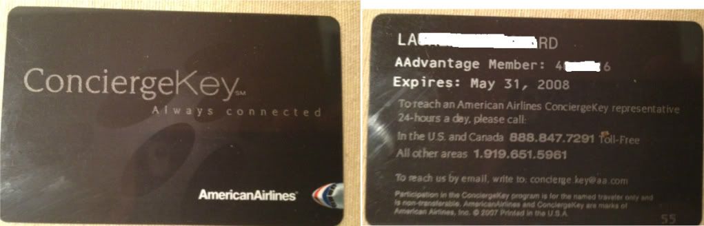 American Airlines Concierge Key Program