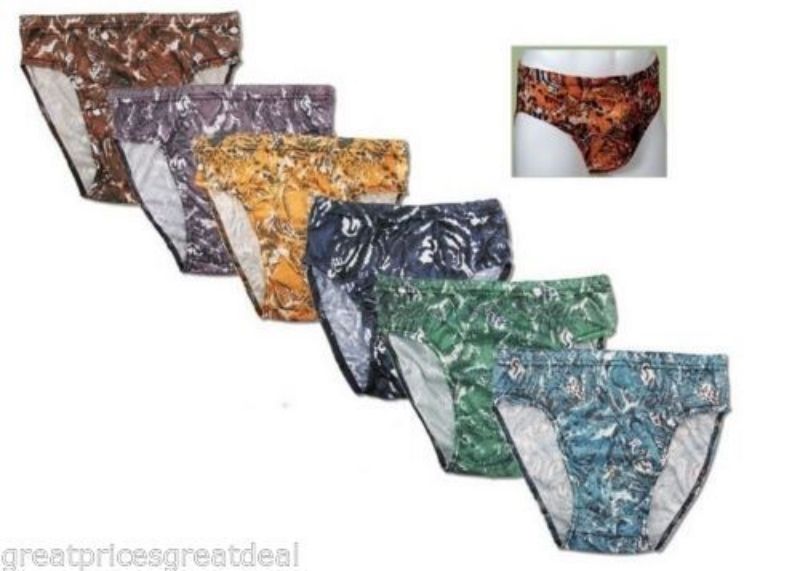 Ladies Lion Art Pattern Low Waist Underwear Panty Comfortable Brief for Women