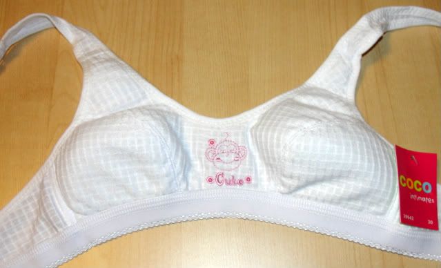 JUNIOR COCO 39942 LOT TRAINING BRAS 28A 30 32 34 36A  