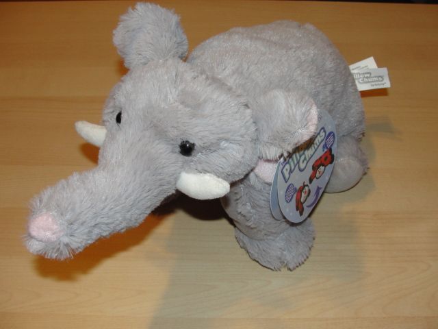 9 5" Brand New Cuddly Authentic Pillow Chums Pet Peanuts Elephant