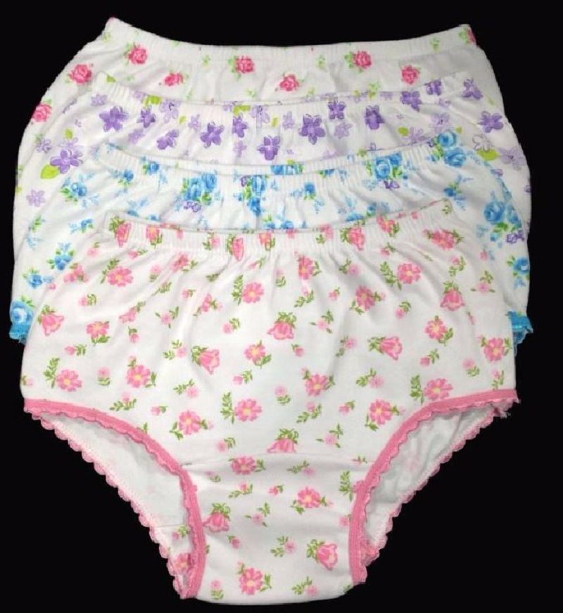 600 Wholesale Girls 100% Cotton Assorted Printed Underwear Size 4T