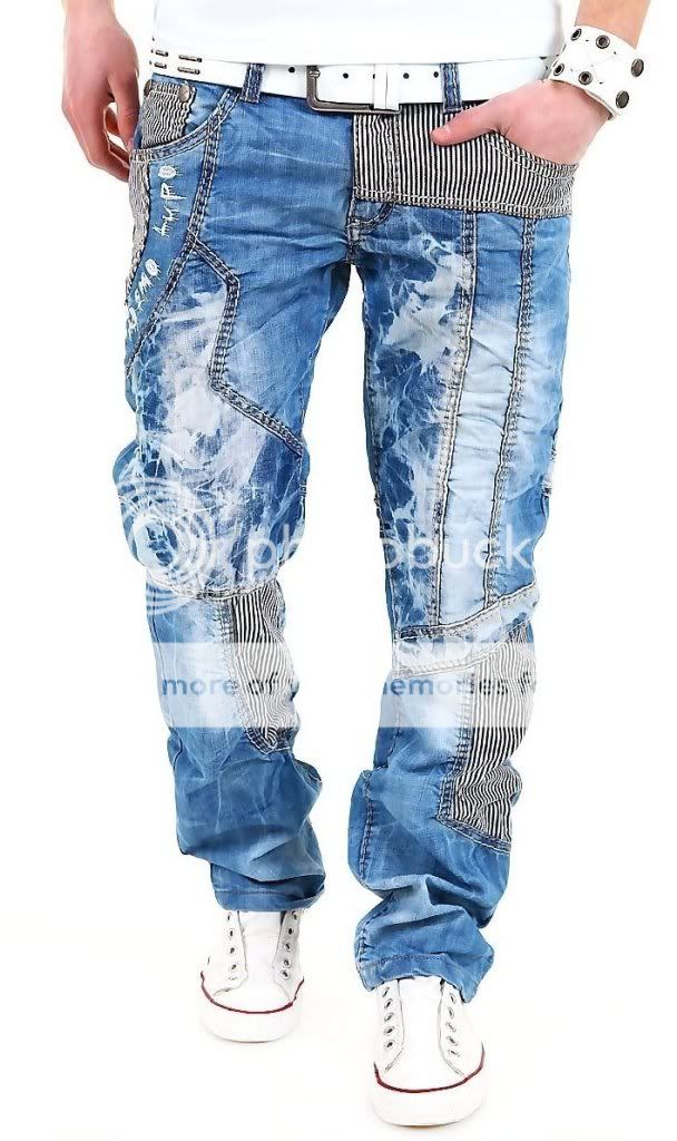 Patchwork” Jeans Size W 34 / L 32 på Tradera. Waist/midja 34 36 