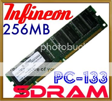 256MB Infineon Dell Sony PC133 SDRAM Desktop Memory RAM  