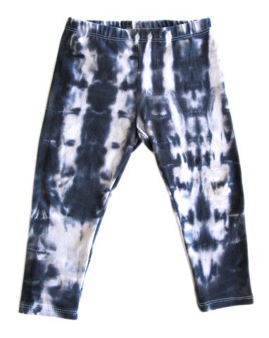 Handmade Chaboukie Shibori Tie-Dye leggings for babies + toddlers