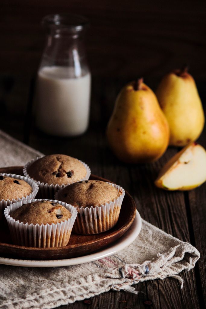 Easy pear dessert recipes: Brown Butter Pear Muffins at Pastry Affair