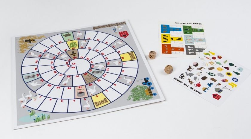 DIY Board games for kids: Game of the Goose