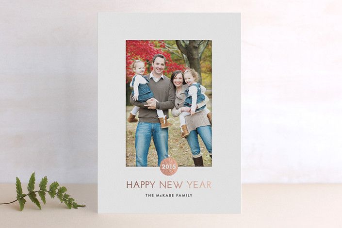 Foil pressed holiday cards at Minted: The Classic by 2birdstone