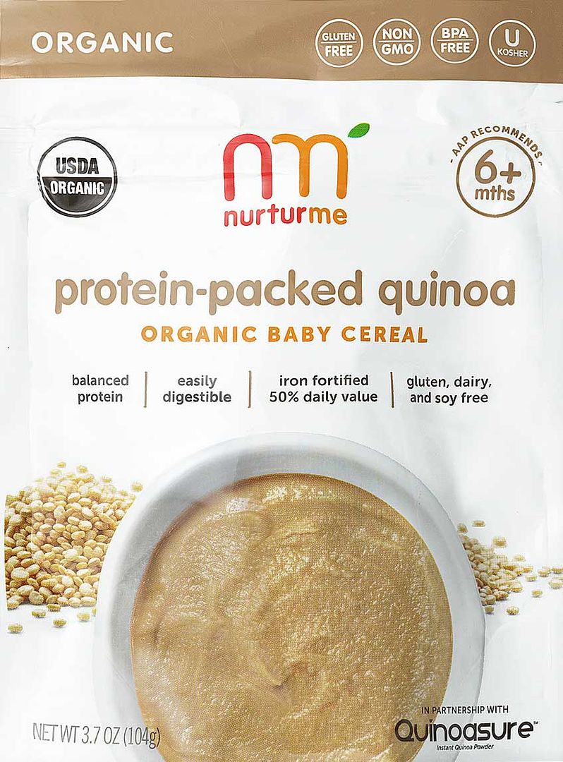 NurturMe Quinoa Cereal: Healthy hot cereal brands at Cool Mom Picks