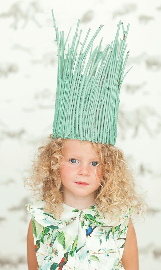 Easy crafts for kids: Crown of Twigs from Playful by Marianne Lilliard