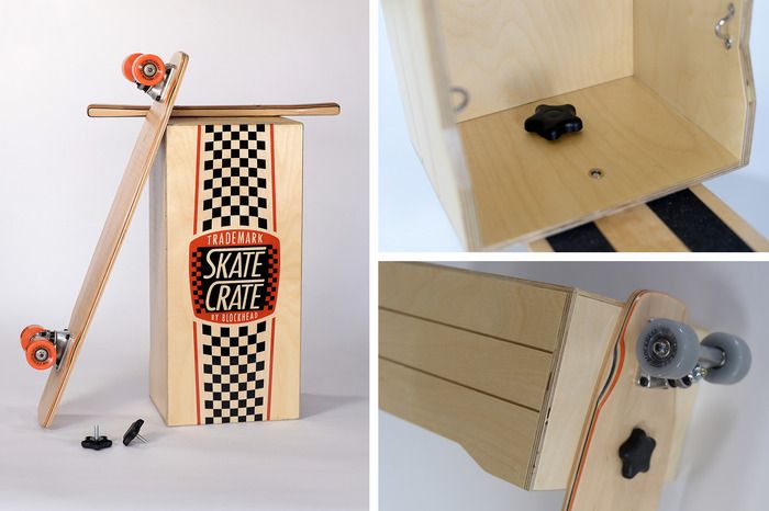 Roller skate scooters: The Skate Crate ride-on toy