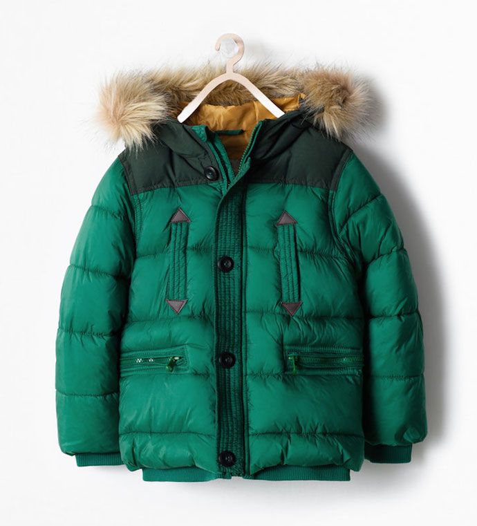 Winter jackets for kids on mompicksprod.wpengine.com |  Zara puffer jacket in emerald green