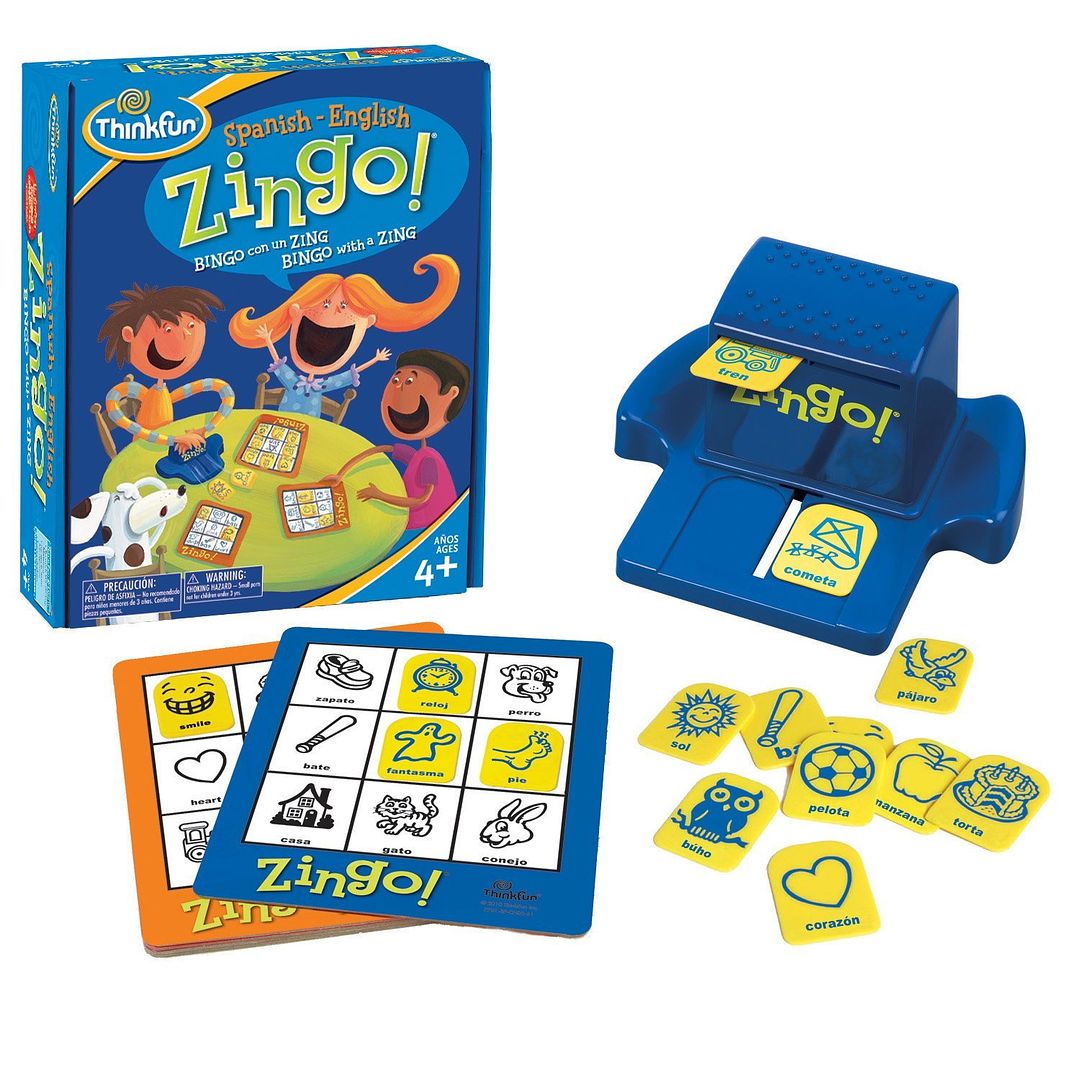 Best gifts for 4 year olds: Zingo Spanish game