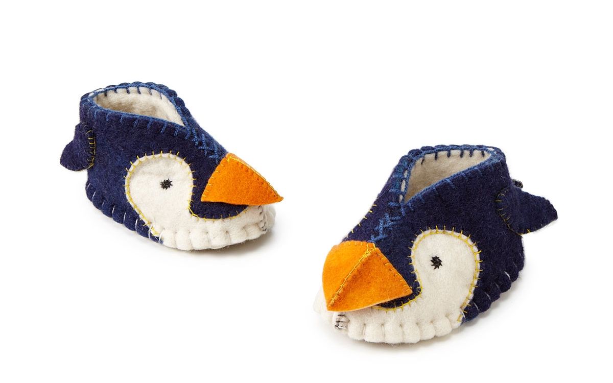 Penguin animal baby booties - Zooties
