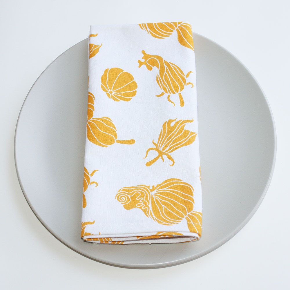 Cool hostess gifts: Handmade cloth napkins at Foxy and Winston