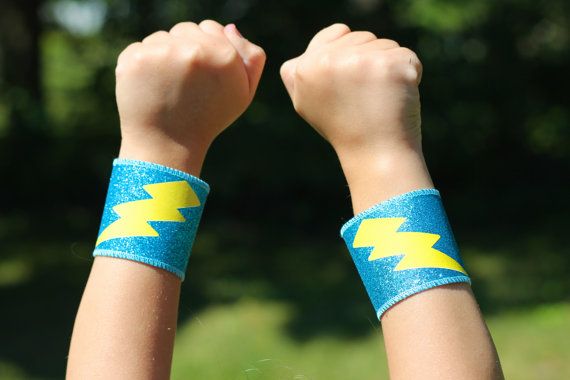 Superhero arm cuffs handmade at Super Kid Capes