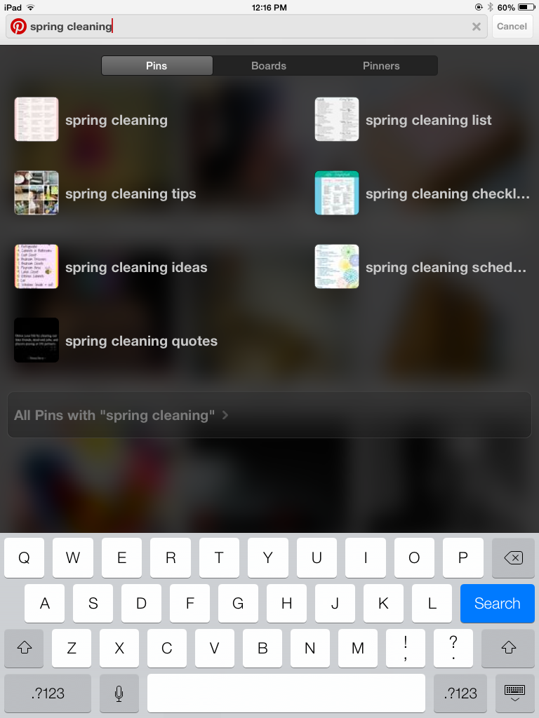 Pinterest Guided Search for spring cleaning | Cool Mom Tech
