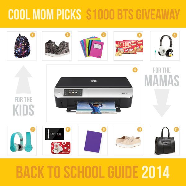 CoolMomPicks.com $1000 Back to School Shopping Guide Giveaway